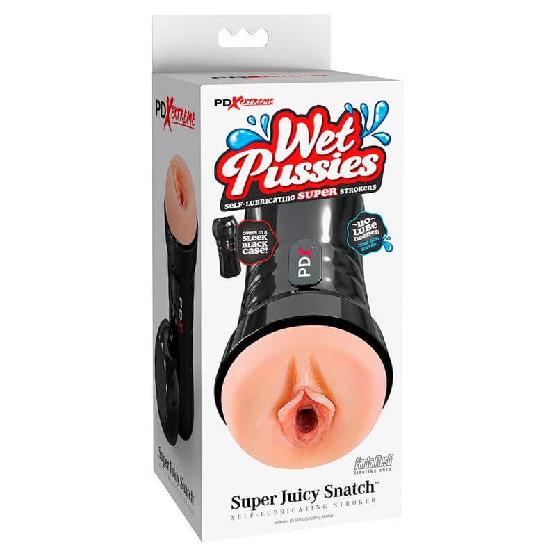 PDX EXTREME - WET PUSSIES SELBSTSCHMIERENDER VAGINA-MASTURBATOR, FLEISCH 2