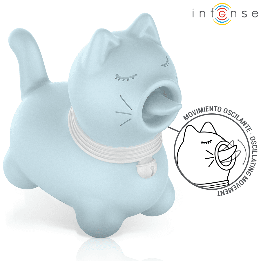 INTENSE - DUCHESS STIMULATOR WITH ROTATING TONGUE 360º BLUE 2