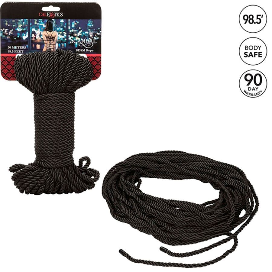CALEXOTICS - SCANDAL BLACK BDSM ROPE 30 M 3