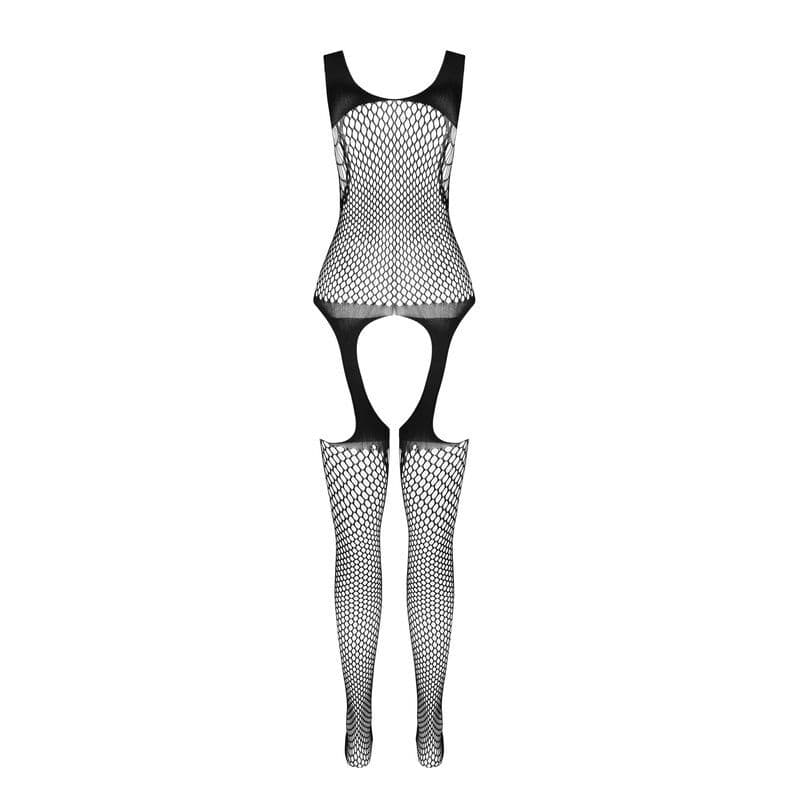 PASSION - BS 104 BODYSTOCKING ROSSO TAGLIA UNICA 4