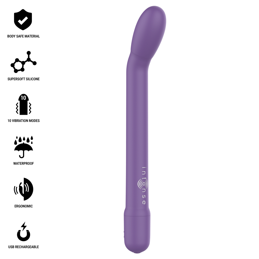 INTENSE - KARLIE RECHARGEABLE G-SPOT STIMULATOR PURPLE 2