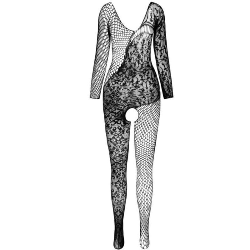 PASSION - BS 107 BODYSTOCKING SCHWARZ EINE GRÖSSE 3
