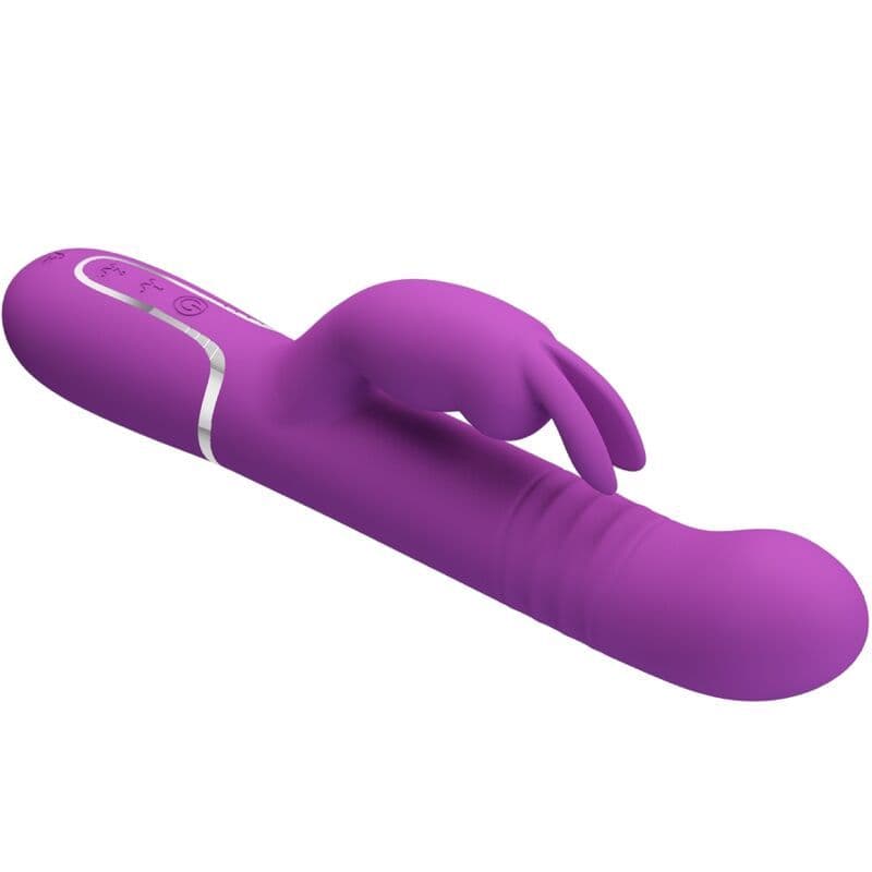 PRETTY LOVE - COALE 4 U 1 VIŠEFUNKCIJSKI RABBIT VIBRATOR, LJUBIČASTI 4