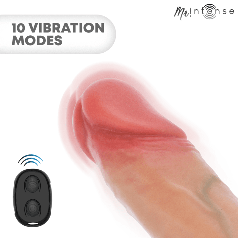 MR INTENSE - Guaina pene vibrante ultra-realistica Arnold L con telecomando 16 CM -Ø- 4,5 CM 2