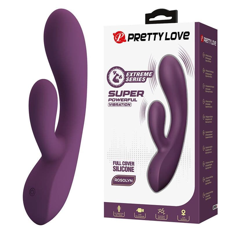 PRETTY LOVE - Rosolyn punjivi rabbit vibrator 10 funkcija