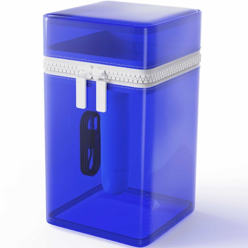 B SWISH - BCUTE CURVE INFINITE CLASSIC LIMITED EDITION BLUE SILICONE RECHARGEABLE VIBRATOR 3