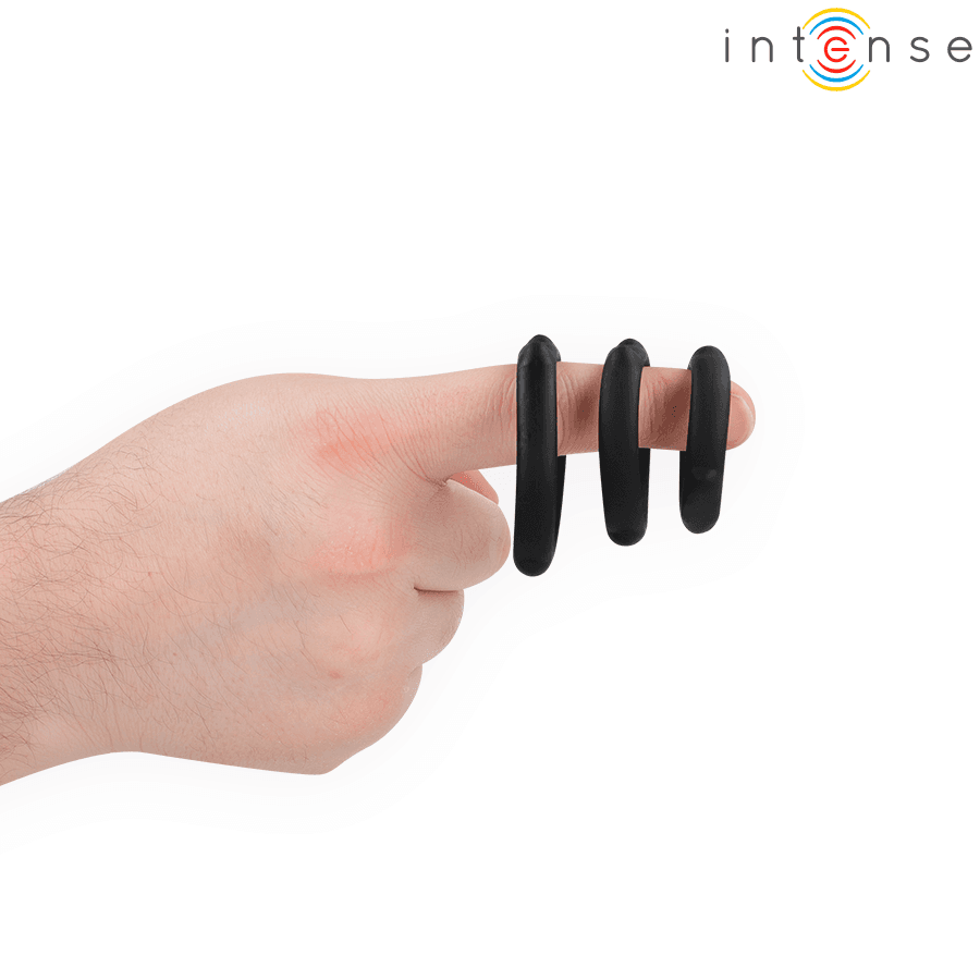 INTENSE - PETER SET DI 3 ANELLI PER PENE MODELLO 9 2