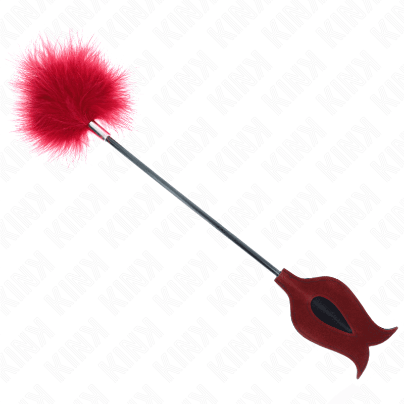 KINK - TICKLE FEATHERS MIT ROSENFÖRMIGEM PADDEL 8 CM 2