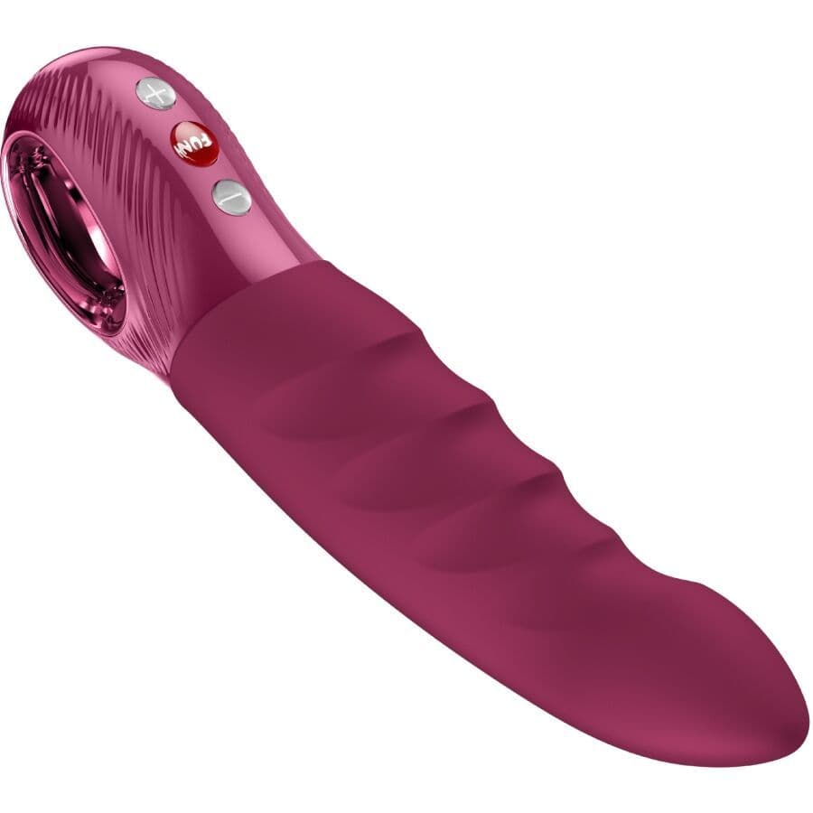 FUN FACTORY STRONIC DEEP POTISNI VIBRATOR, VINSKO CRVENI 3