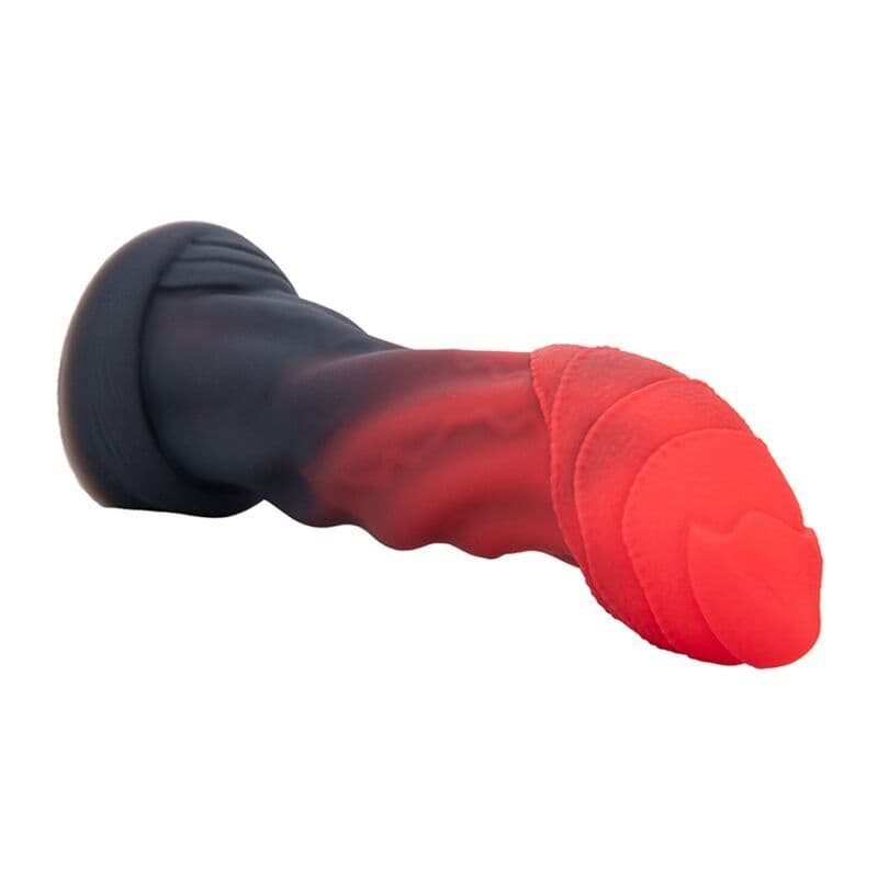 POWER MONSTERS - INFERNAL GOLIATH BICOLOR FANTASY SILICONE DILDO 25 CM Ø 6 CM 3