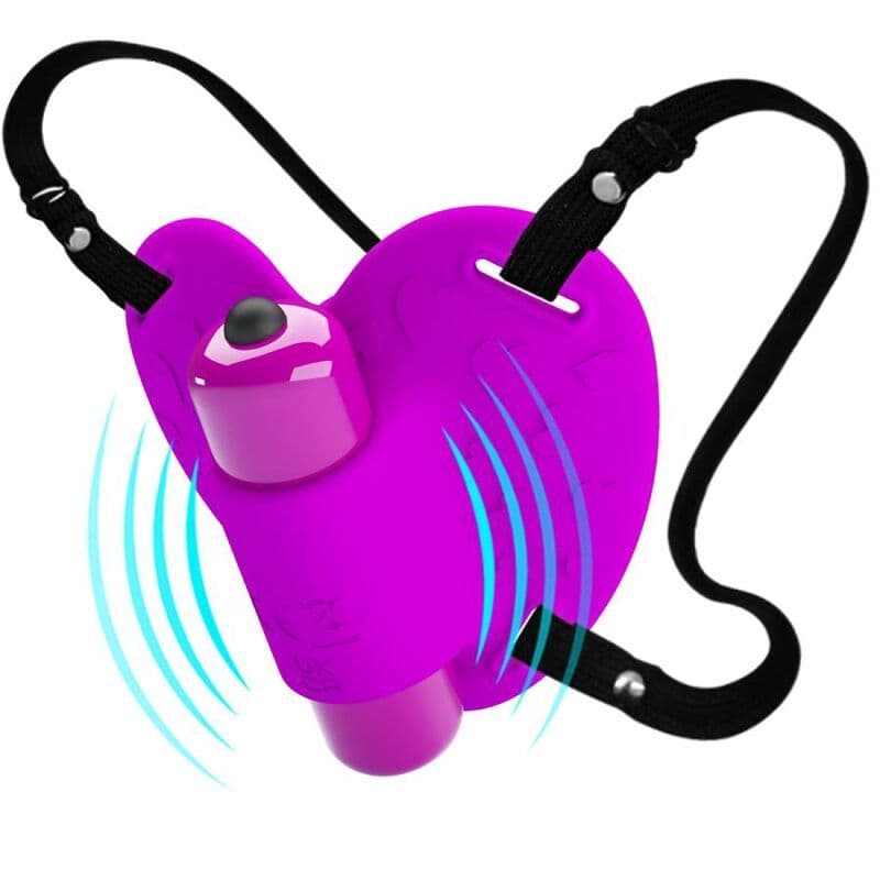 PRETTY LOVE - HEARTBEAT CLITORIS MASSAGER 10 VIBRATION MODES PURPLE 3