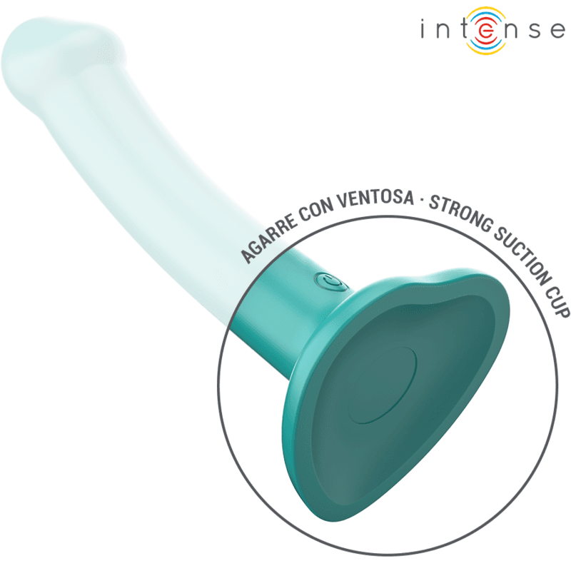 INTENSE - KATIE VIBRATOR WITH SUCTION CUP 10 VIBRATIONS BLUE REMOTE CONTROL 4