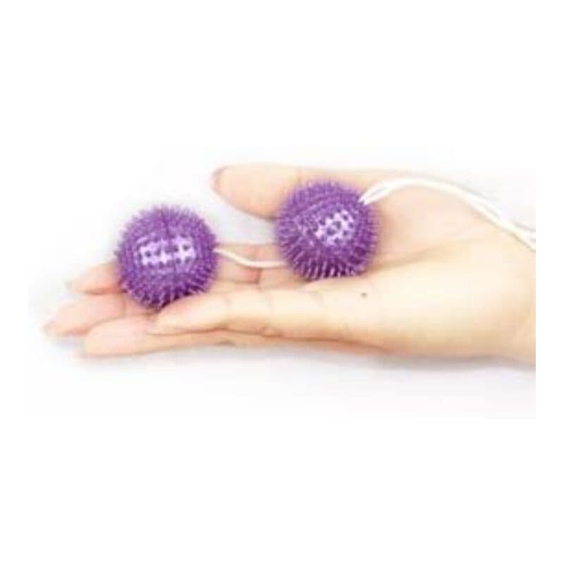 BAILE - A DEEPLY PLEASURE PURPLE TEXTURED BALLS 3.60 CM 3