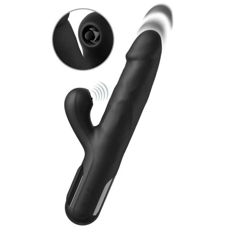 FETISH FANTASY SERIES - SONIX SILIKON-THRUSTER-HASE-VIBRATOR SCHWARZ 2