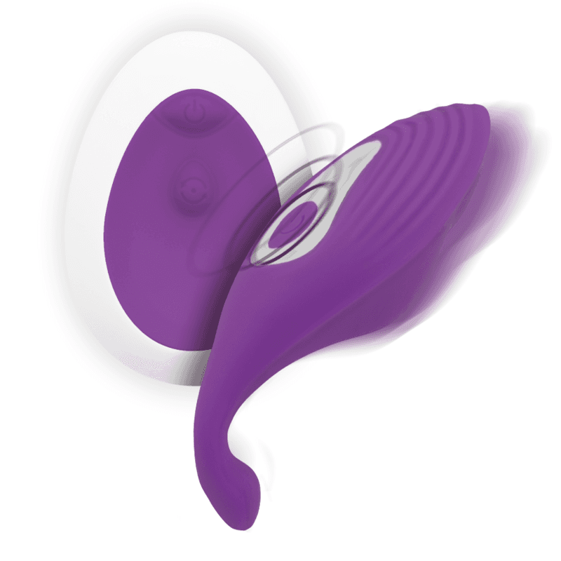 INTENSE - MINDY VIBRATOR ZA HLAČKE VIJOLIČEN Z DALJINSKIM UPRAVLJALNIKOM 2