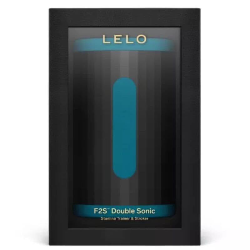 LELO - F2S Double Sonic male stroker with dual sonic stimulation, tirkizna 4