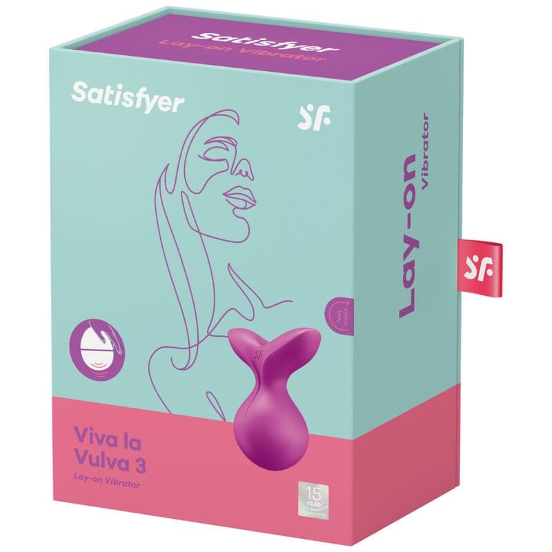 SATISFYER - VIVA LA VULVA 3 NASLONI VIBRATOR, LJUBIČASTI 4