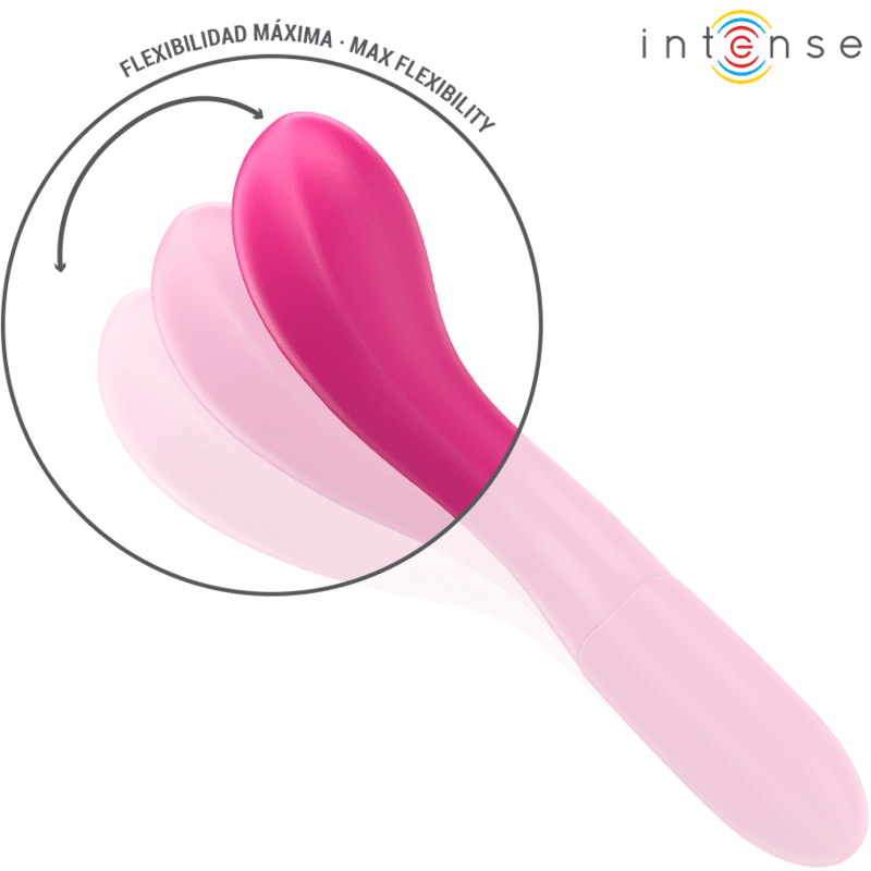 INTENSE - LISETTE VIBRATOR 19 CM FLEXIBEL 10 VIBRATIONEN ROSA 3