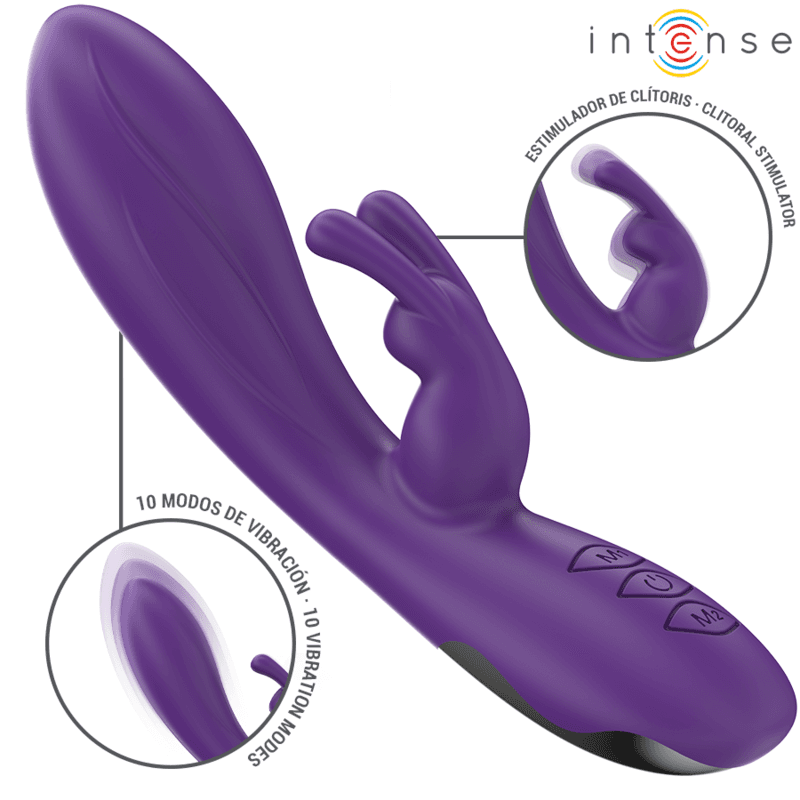 INTENSE - RANDALL RABBIT VIBRATOR 10 VIBRATIONS PURPLE 2