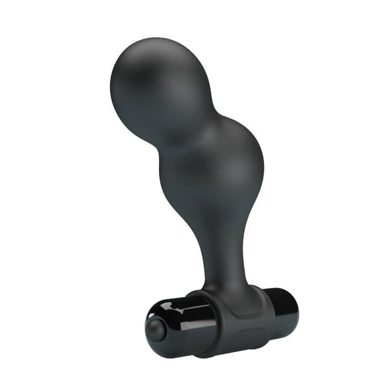 MR PLAY - SCHWARZER SILIKON-VIBRATOR-ANALSTECKER 4