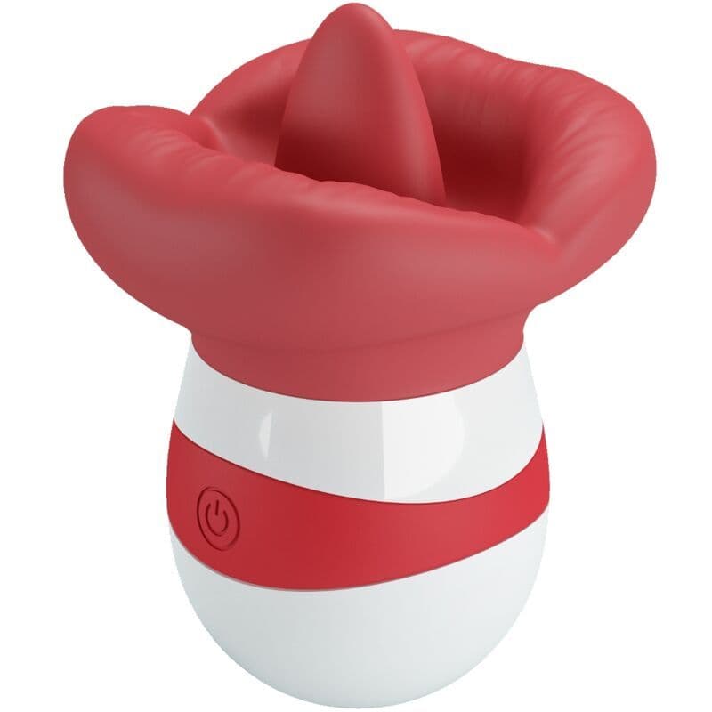 PRETTY LOVE - MINA TONGUE STIMULATOR LIGHT RED 2