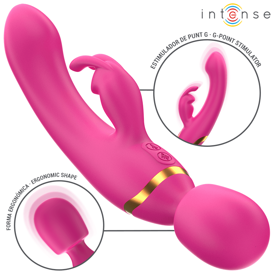 INTENSE - WINONA DOPPIO VIBRATORE CONIGLIO E BACCHETTA 3