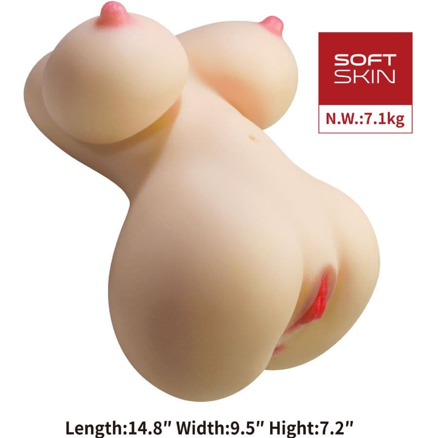CRAZY BULL - FIONA REALISTISCHER WEIBLICHER TORSO VAGINA UND ANAL 7,1 KG 2