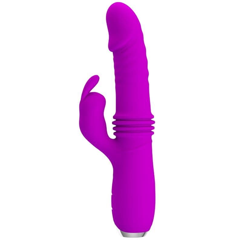 PRETTY LOVE - DOROTHY PURPLE RECHARGEABLE RABBIT VIBRATOR 2