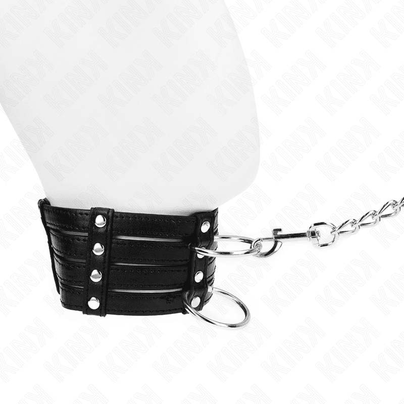 KINK - COLLANA CON CINTURA 65 CM STILE SUB REGOLABILE 35-51 CM X 7 CM 3