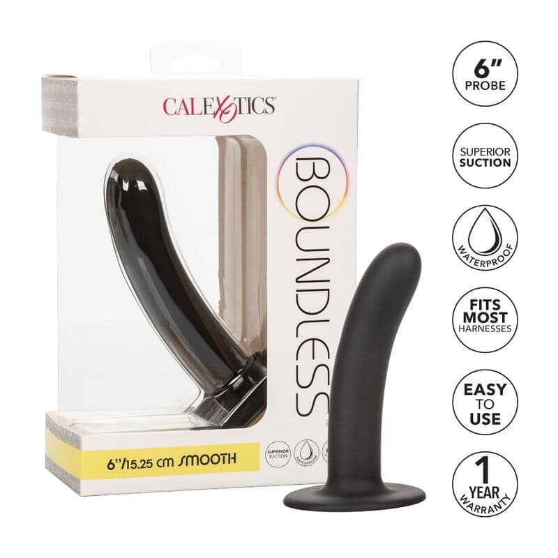 CALEXOTICS - BOUNDLESS DILDO 15.25 CM GURT KOMPATIBEL GLATT 2