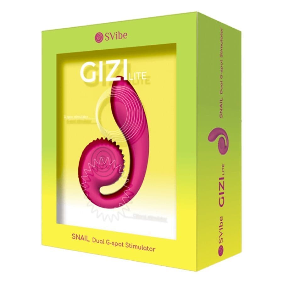 SNAIL VIBE GIZI LITE - VIBRATOR ZA TOČKO G IN KLITORIS, ROŽNAT 4