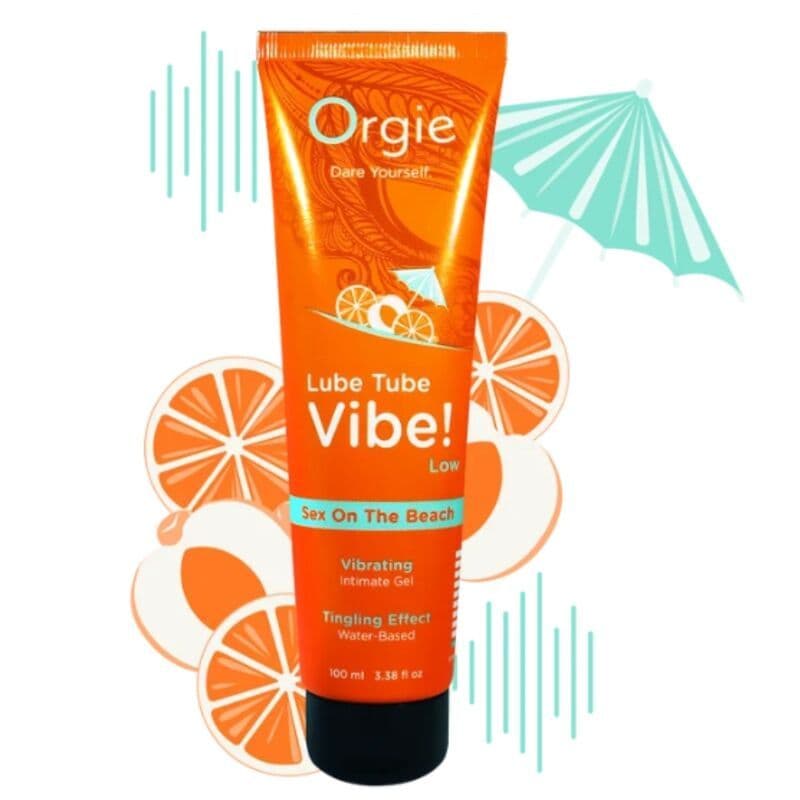 ORGIE - LUBE TUBE VIBE! SEX ON THE BEACH KISSABLE INTIMATE GEL LOW TINGLING 100 ML 3