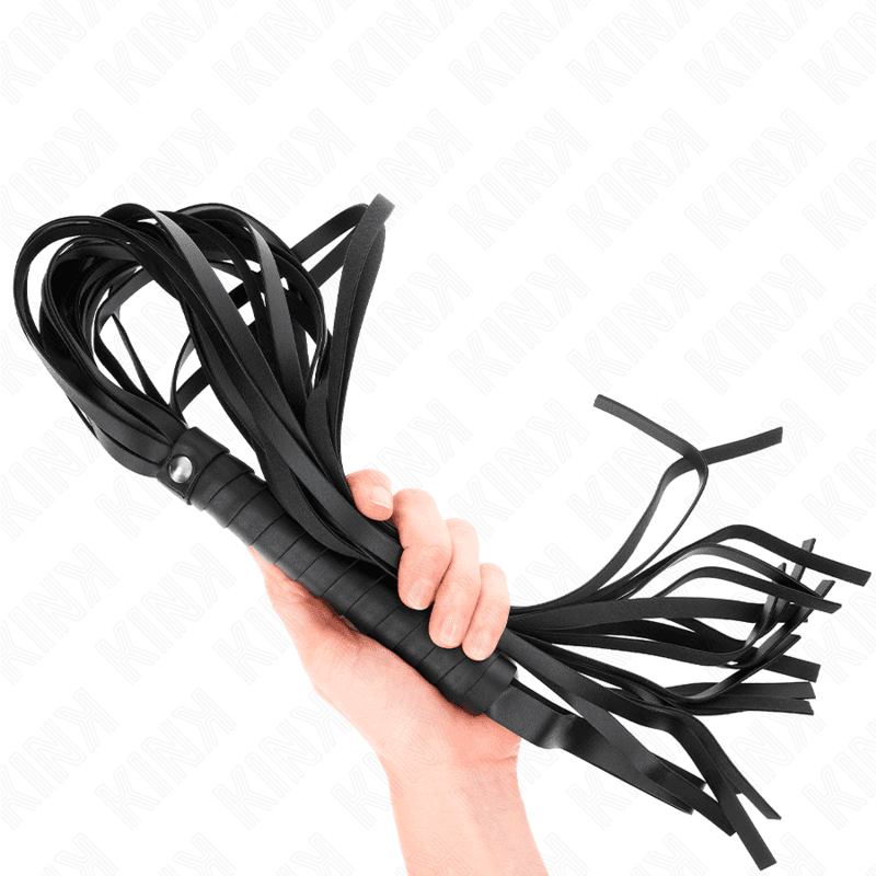 KINK - NEGRO SHORT HANDLE LONG TAIL WHIP 70 CM 4