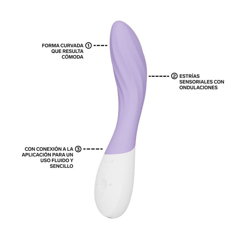 LELO - MONA TWIST VIBRATOR ZA TOČKU G PONOVNO PUNJIV APLIKACIJA NADZOR LAVANDA 3
