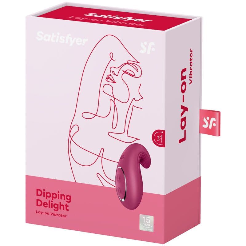 SATISFYER - VIBRATORE DA APPOGGIO DIPPING DELIGHT ROSSO 4