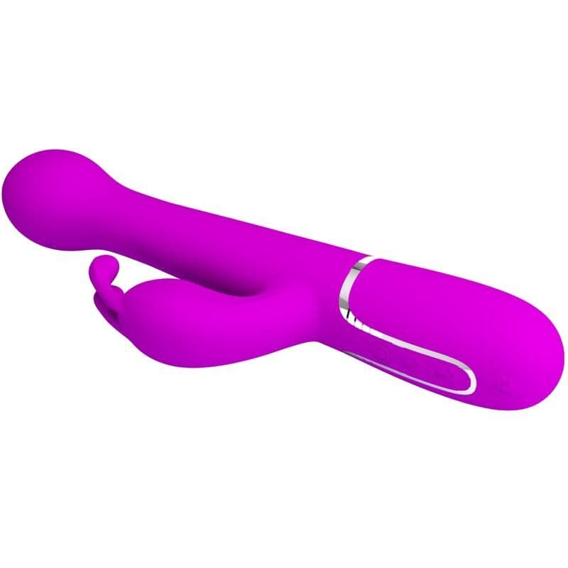 PRETTY LOVE - DEJON RABBIT VIBRATOR 3 U 1, VIŠEFUNKCIJSKI, LJUBIČASTI 4