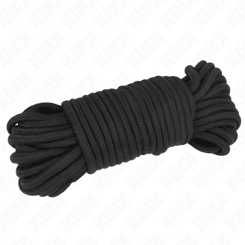 KINK - CORDA IN COTONE 20 METRI NERA 2