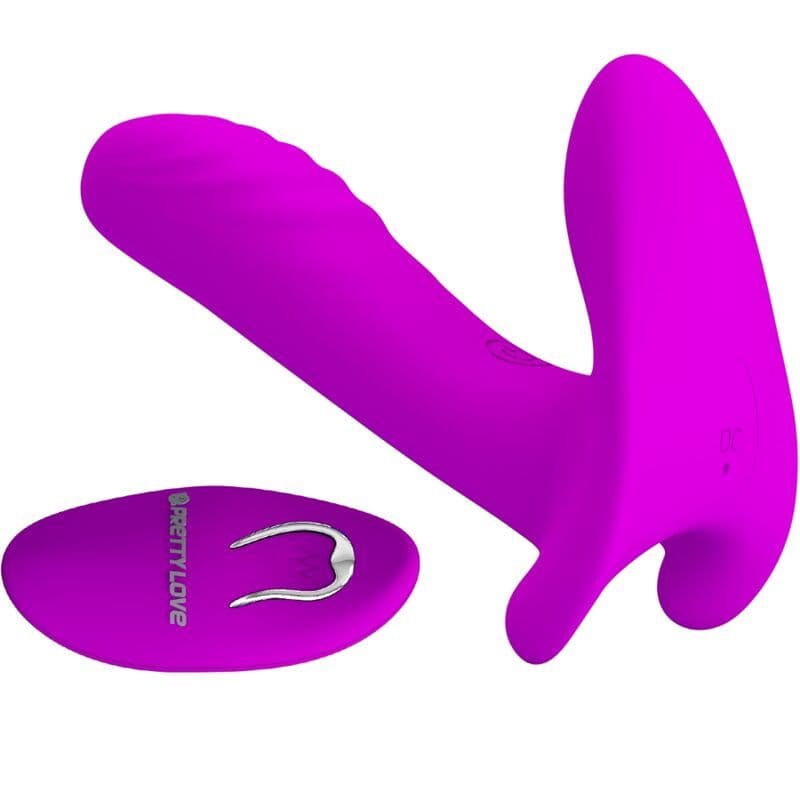 PRETTY LOVE - MASAŽER I VIBRATOR, 12 VIBRACIJA, DALJINSKI UPRAVLJAČ, LJUBIČASTI 2