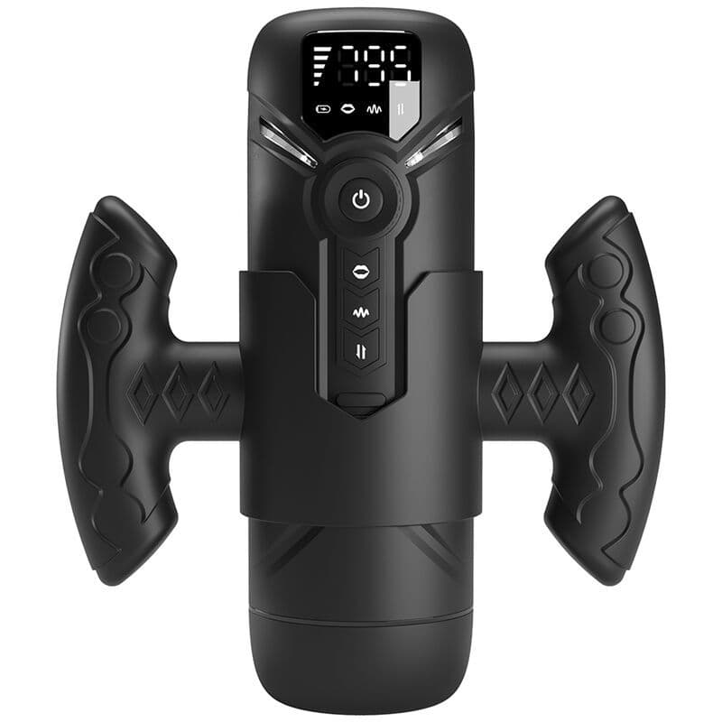 PRETTY LOVE - AETOLA MULTIFUNCTION AUTOMATIC MASTURBATOR WITH HANDLE BLACK 2