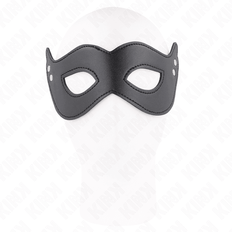 KINK - KUNSTLEDERMASKE MIT NIETEN MODELL 1 26 x 8 CM 2