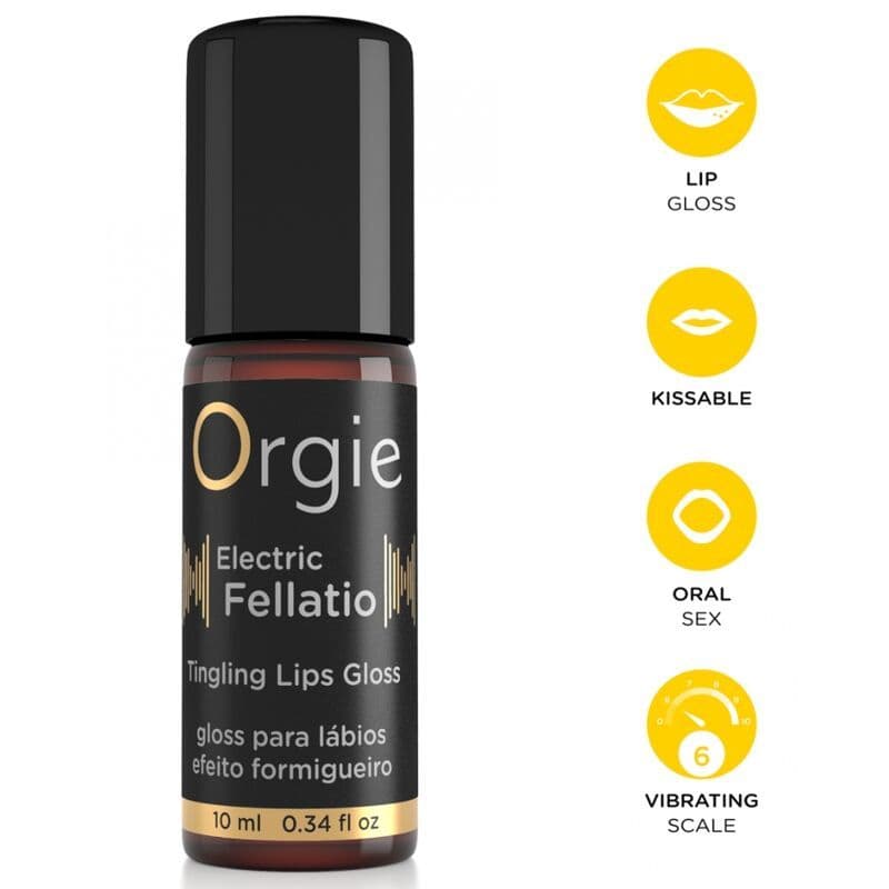 ORGIE - Electric Fellatio vibrirajuća trzajna tinta za usne, 10 ml