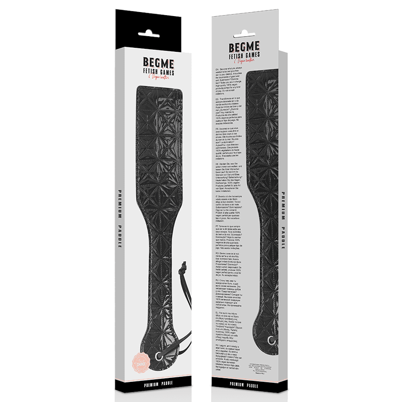 BEGME - BLACK EDITION PADDEL AUS VEGANEM LEDER 4