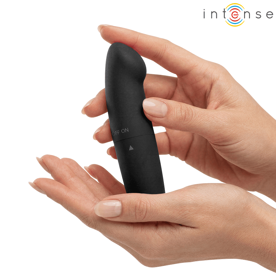 INTENSE - Phil G-točka vibrator crni 13 cm 2