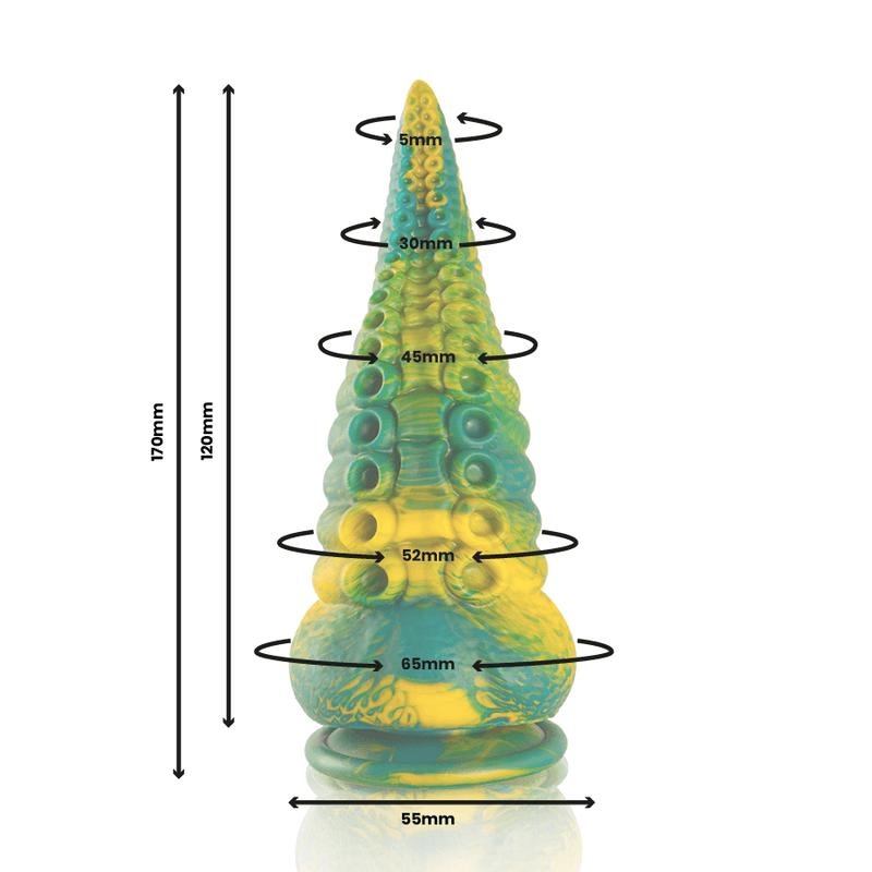 EPIC - Cetus dildo Green Tentacle mali 4