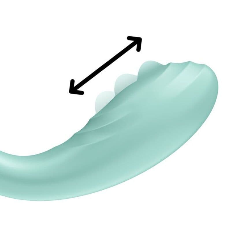 SATISFYER - RRROLLING PLEASURE GSPOT VIBRATOR GREEN 2