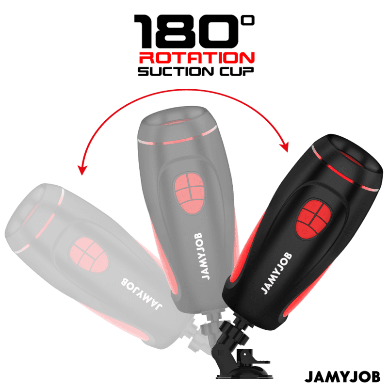 JAMYJOB - PYSTON BASE MASTURBATORE AUTOMATICO CON DILDO TELECOMANDO 3