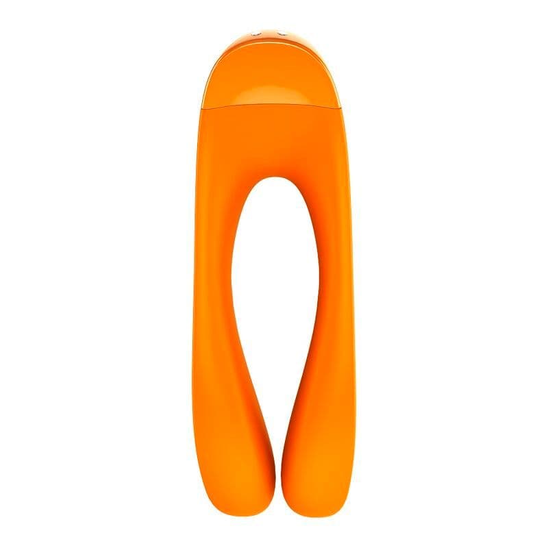 SATISFYER CANDY CANE VIBRATOR ZA PRST, NARANČASTA 3
