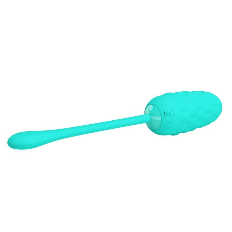 PRETTY LOVE - UOVO VIBRANTE CON TEXTURE MARINA RICARICABILE VERDE ACQUA 3
