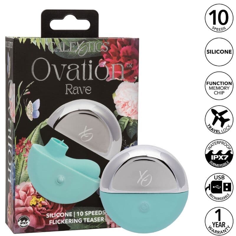 CALEXOTICS - OVATION RAVE STIMULATOR, AKVAMARINSKO ZELEN 2