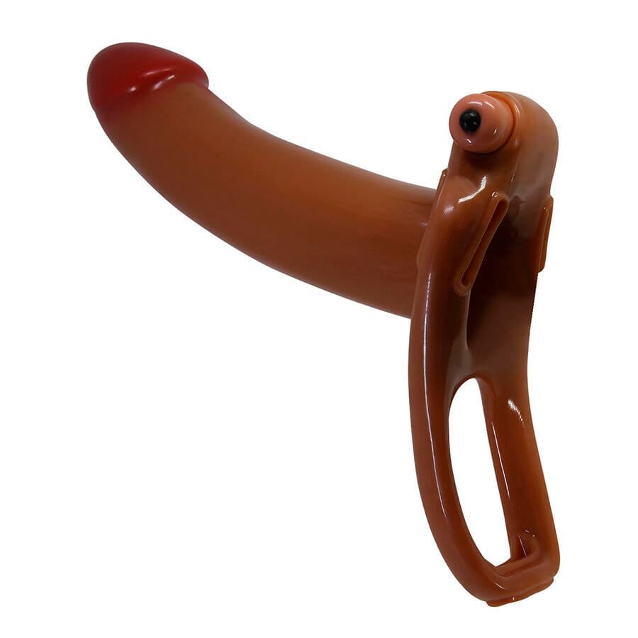 PRETTY LOVE - BRADDEN VIBRIRAJUĆI ŠUPLJI DILDO S REMENJEM 3